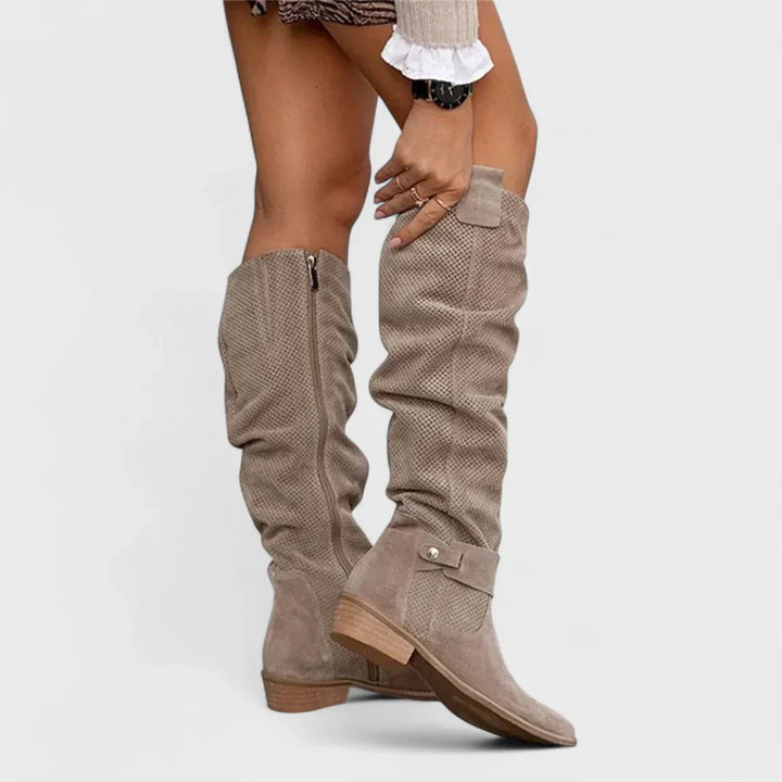 Women's Orthopaedic Boots with Perforated Design for Everyday