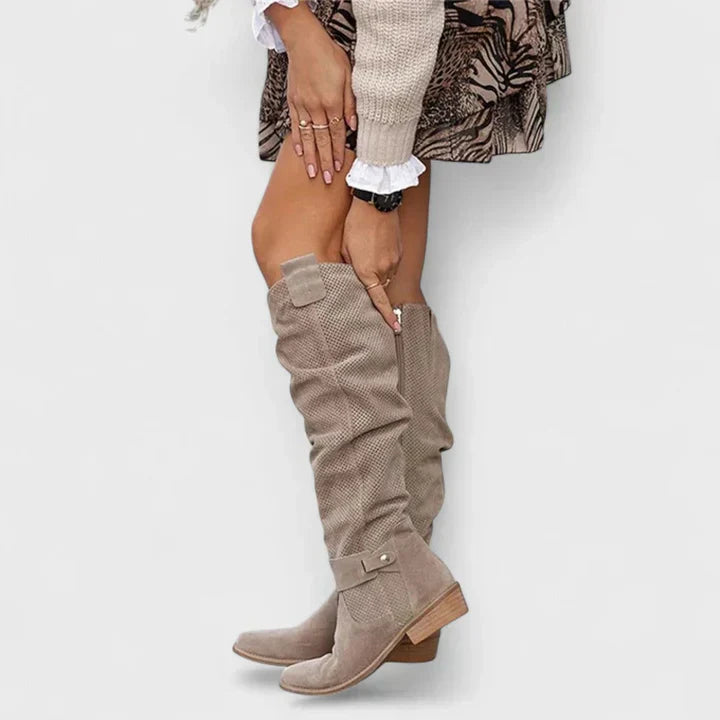 Women's Orthopaedic Boots with Perforated Design for Everyday