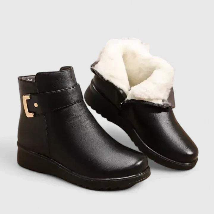 Women's Orthopaedic Boots with Shearling for Winter