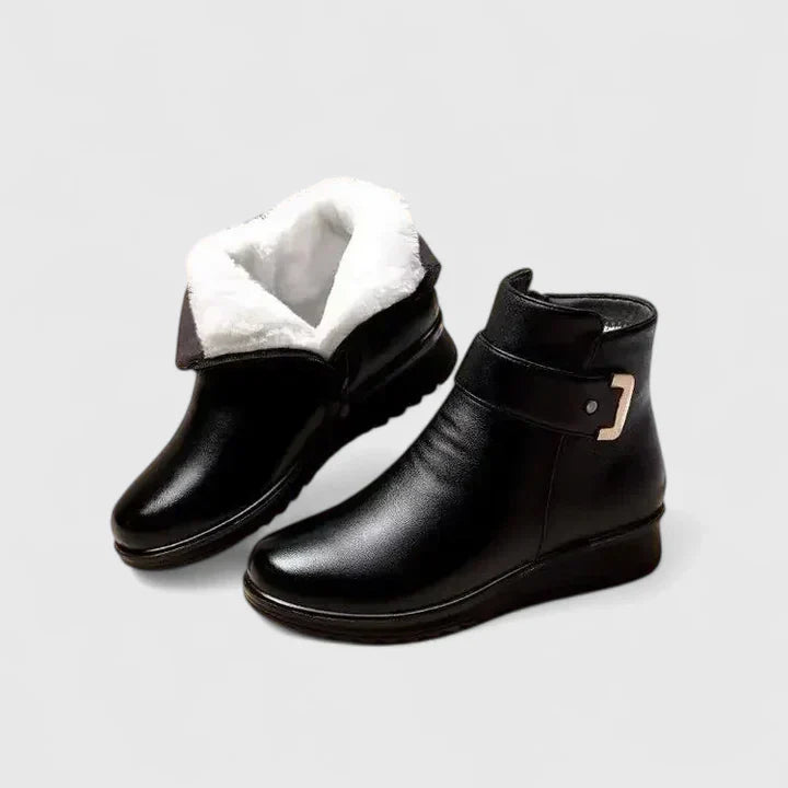 Women's Orthopaedic Boots with Shearling for Winter