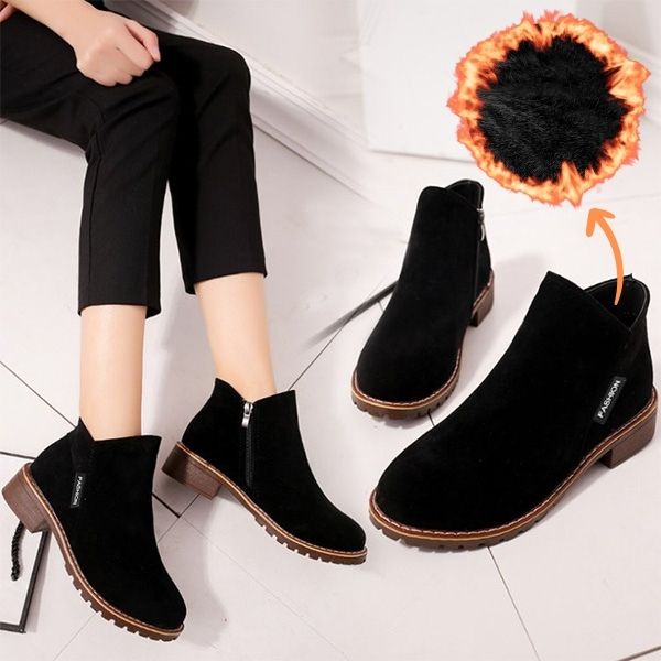 Women's Orthopaedic Boots with Warm Lining for Everyday