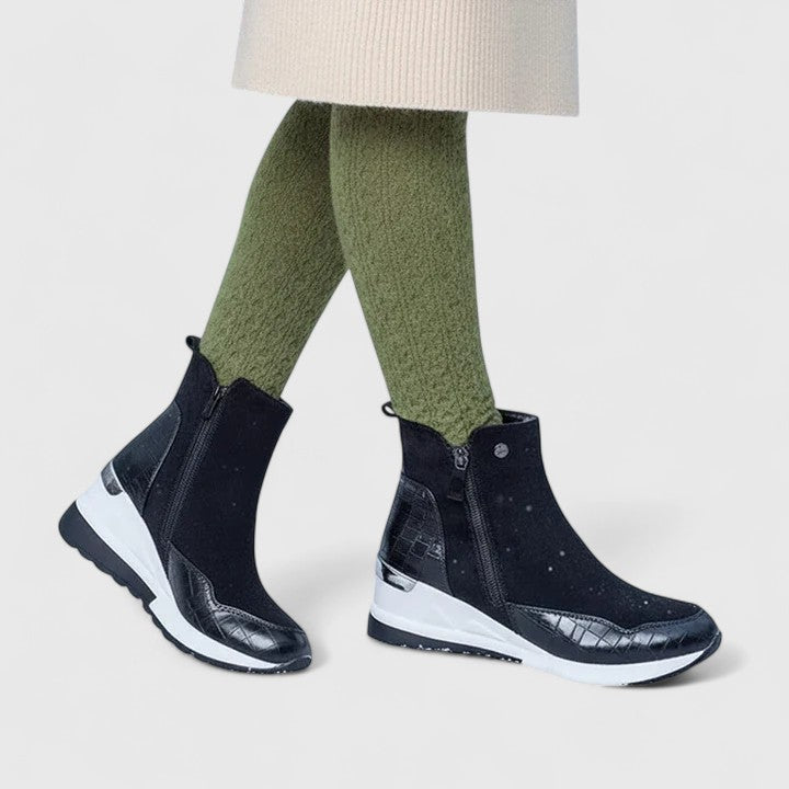 Women's Orthopaedic Boots with Zip for Everyday Comfort