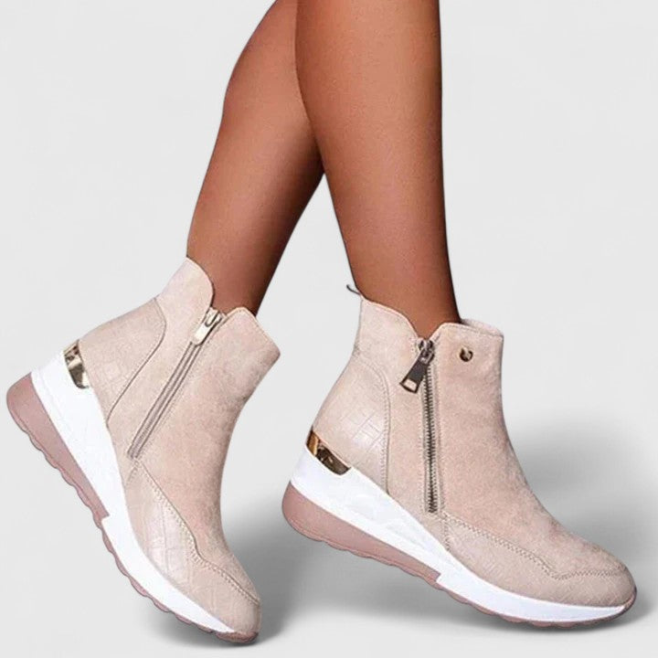 Women's Orthopaedic Boots with Zip for Everyday Comfort