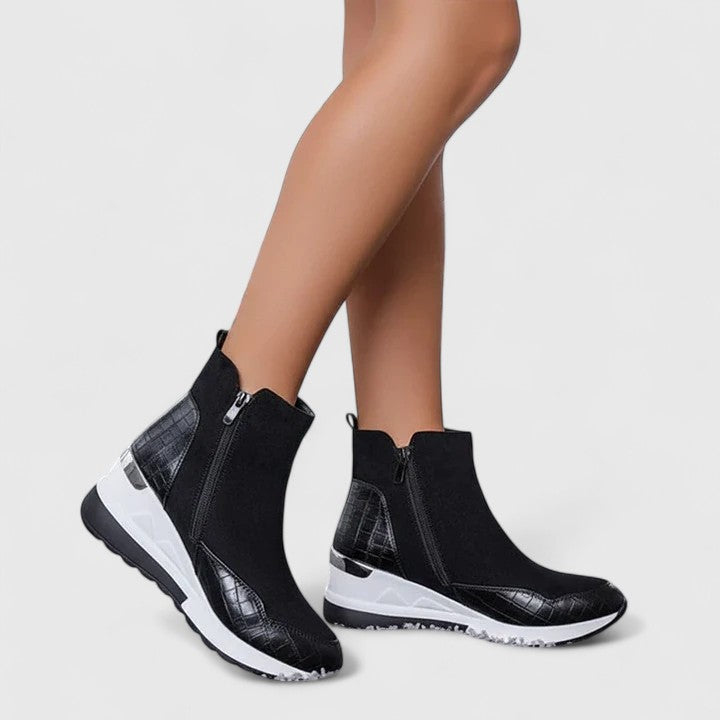 Women's Orthopaedic Boots with Zip for Everyday Comfort