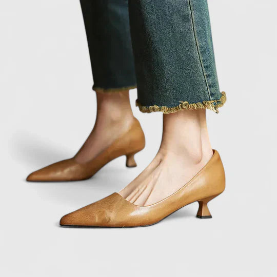 Women's Orthopaedic Heels with Discreet Support for Office