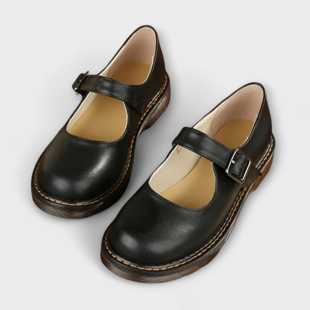 Women's Orthopaedic Mary Jane Shoes with Strap for Office Wear