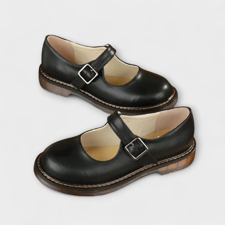 Women's Orthopaedic Mary Jane Shoes with Strap for Office Wear