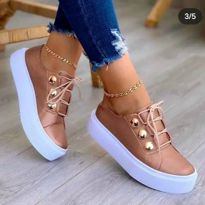 Women's Orthopaedic Platform Trainers with Stability for Summer