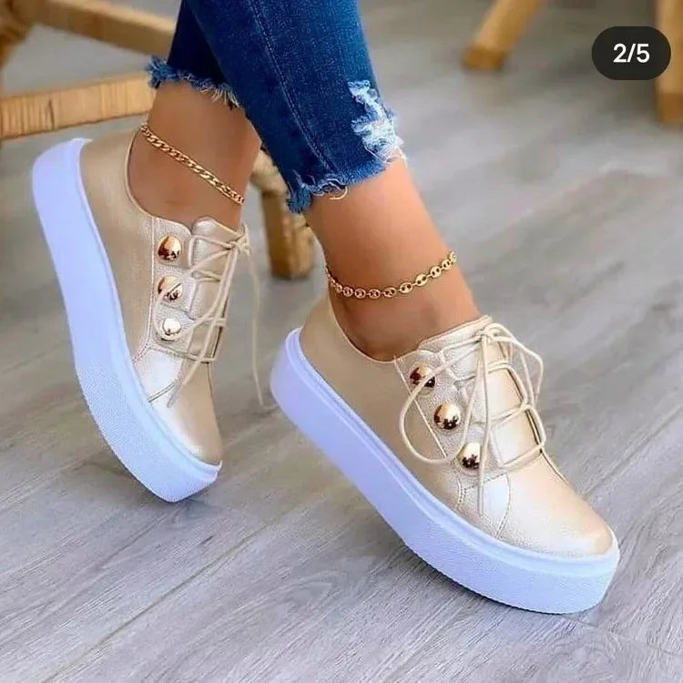 Women's Orthopaedic Platform Trainers with Stability for Summer