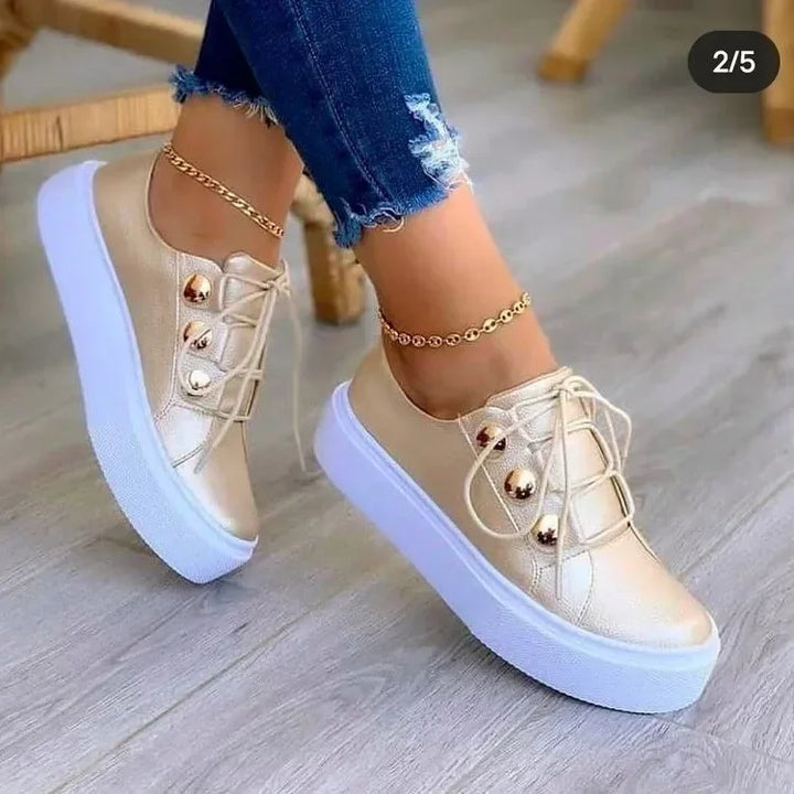 Women's Orthopaedic Platform Trainers with Stability for Summer