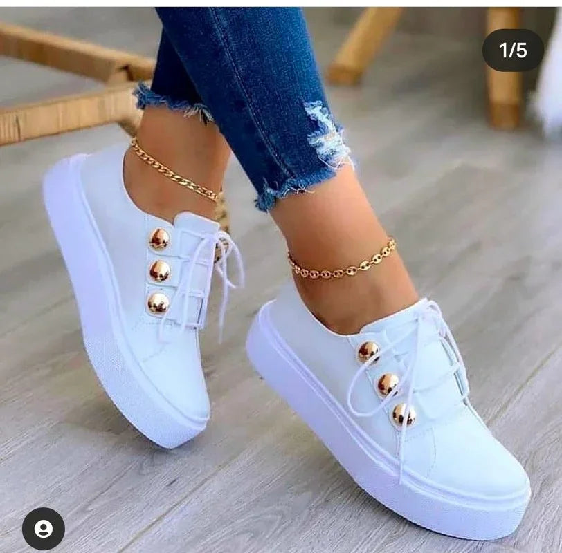 Women's Orthopaedic Platform Trainers with Stability for Summer