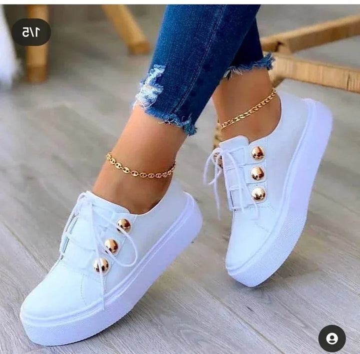 Women's Orthopaedic Platform Trainers with Stability for Summer