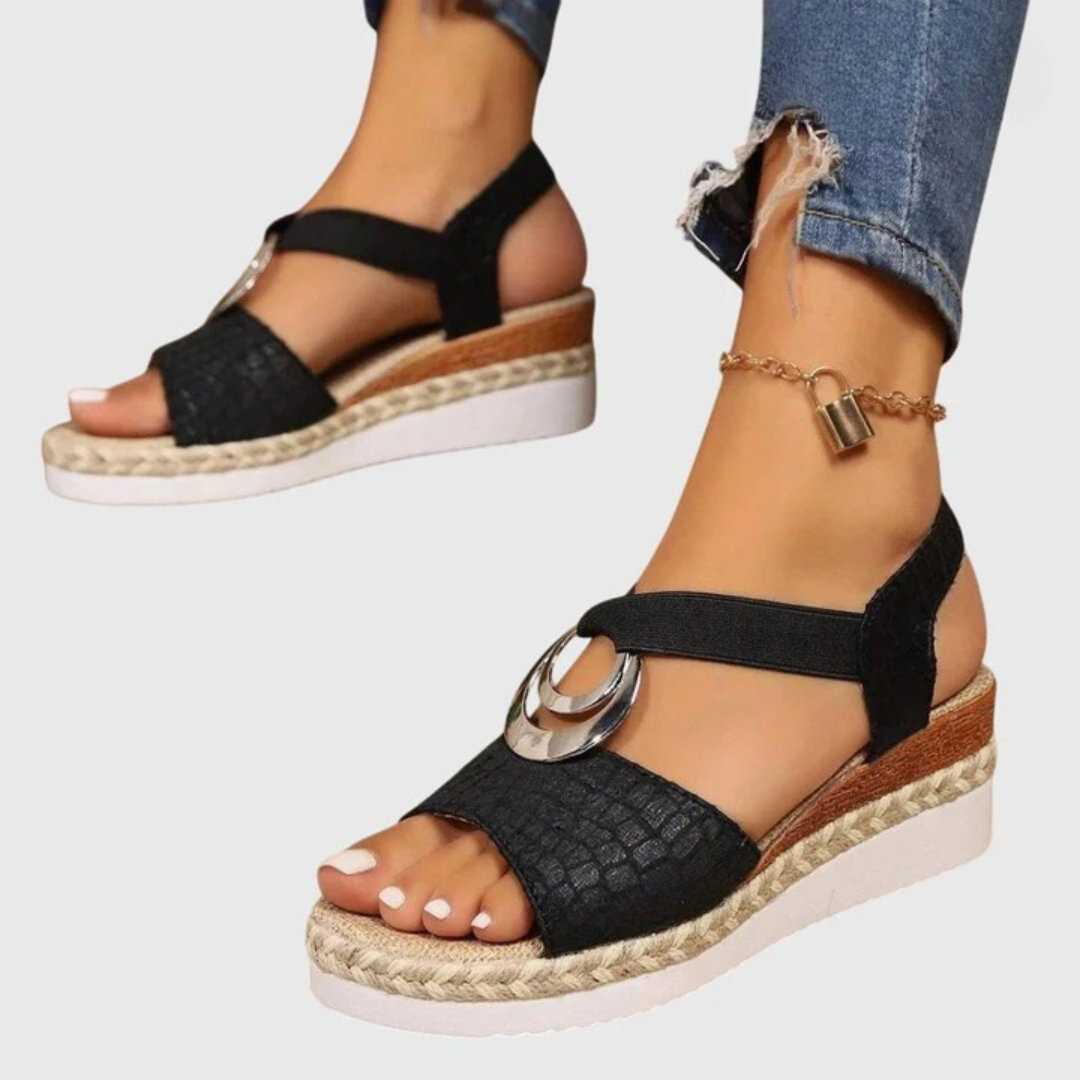 Women's Orthopaedic Sandals with Ankle Strap for Daywear