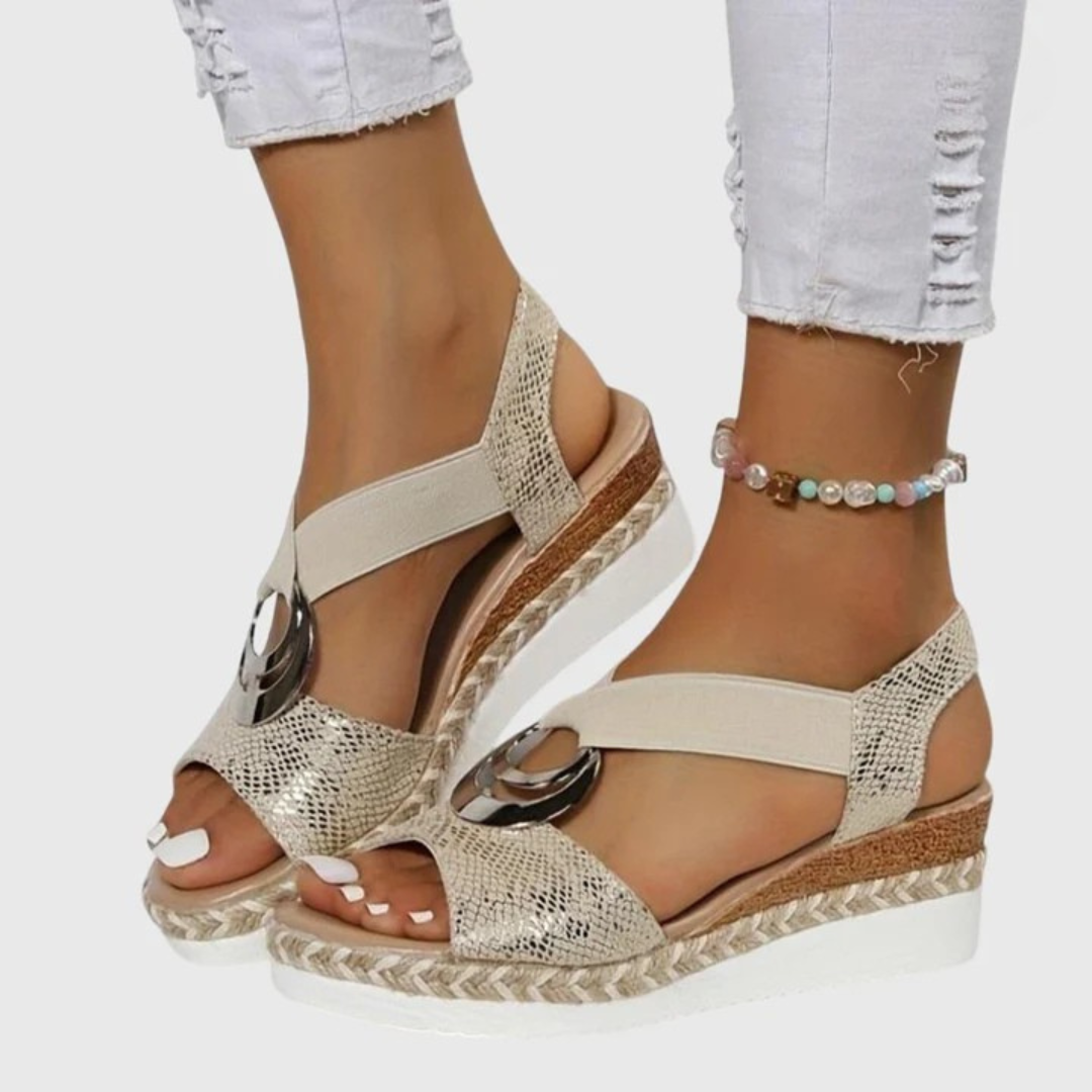 Women's Orthopaedic Sandals with Ankle Strap for Daywear
