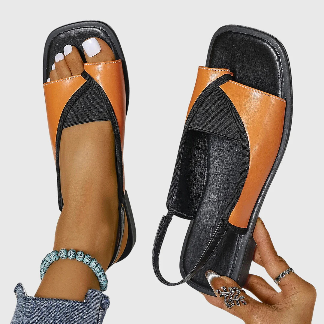 Women's Orthopaedic Sandals with square head for beach days