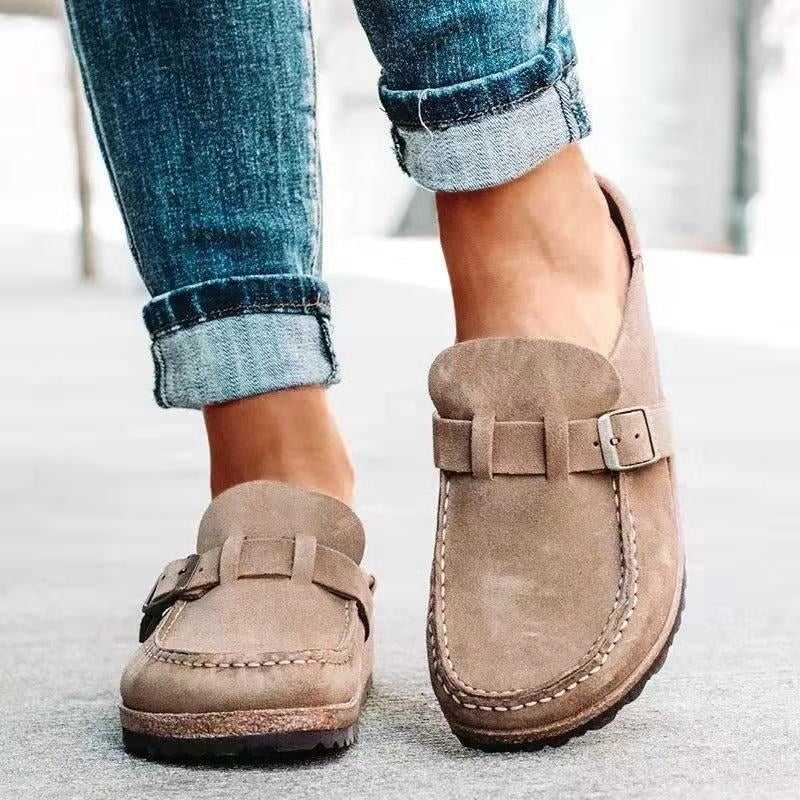 Women's Orthopaedic Slip-Ons with Buckle for All-Day
