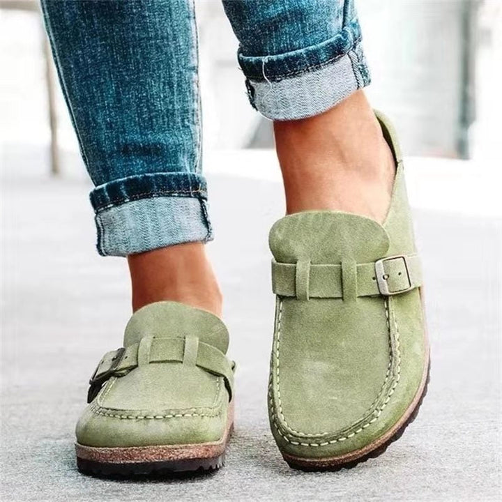 Women's Orthopaedic Slip-Ons with Buckle for All-Day