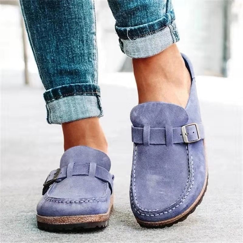 Women's Orthopaedic Slip-Ons with Buckle for All-Day