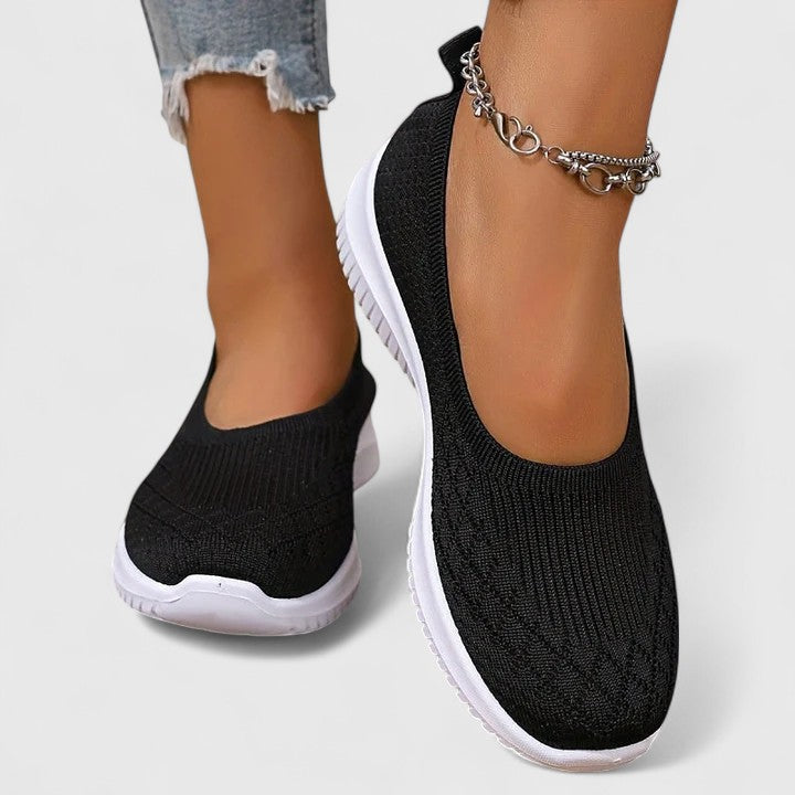 Women's Orthopaedic Slip-Ons with Stretch Upper for Daily