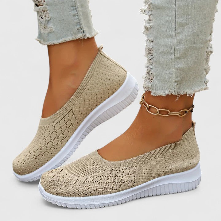 Women's Orthopaedic Slip-Ons with Stretch Upper for Daily
