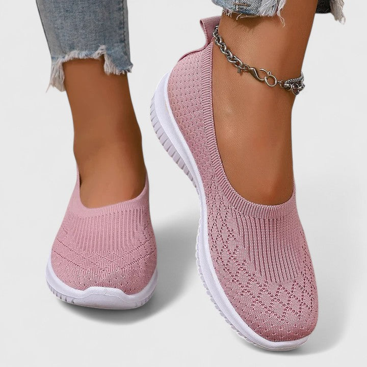 Women's Orthopaedic Slip-Ons with Stretch Upper for Daily