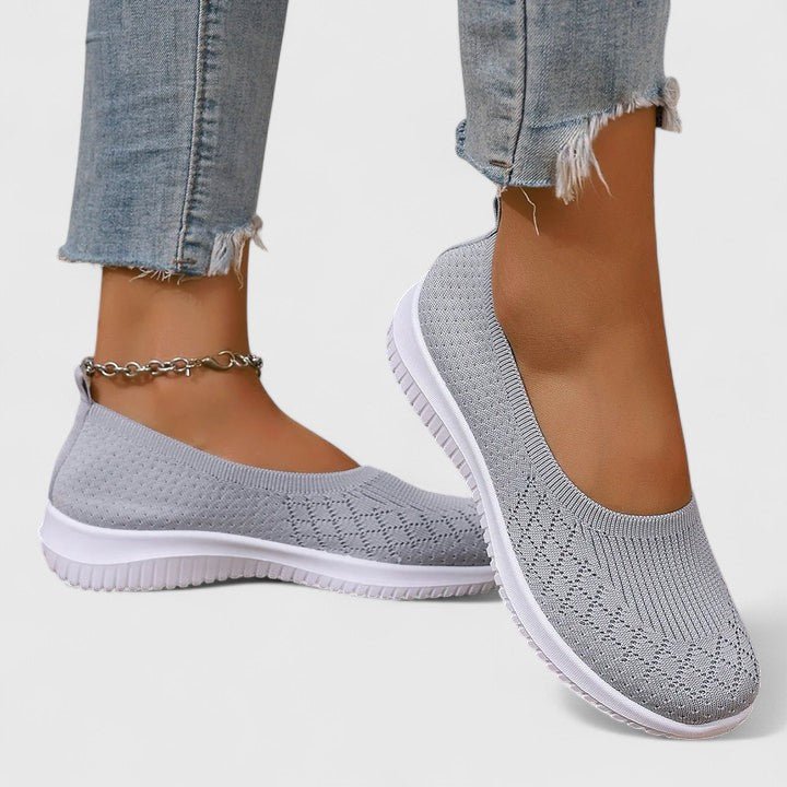Women's Orthopaedic Slip-Ons with Stretch Upper for Daily