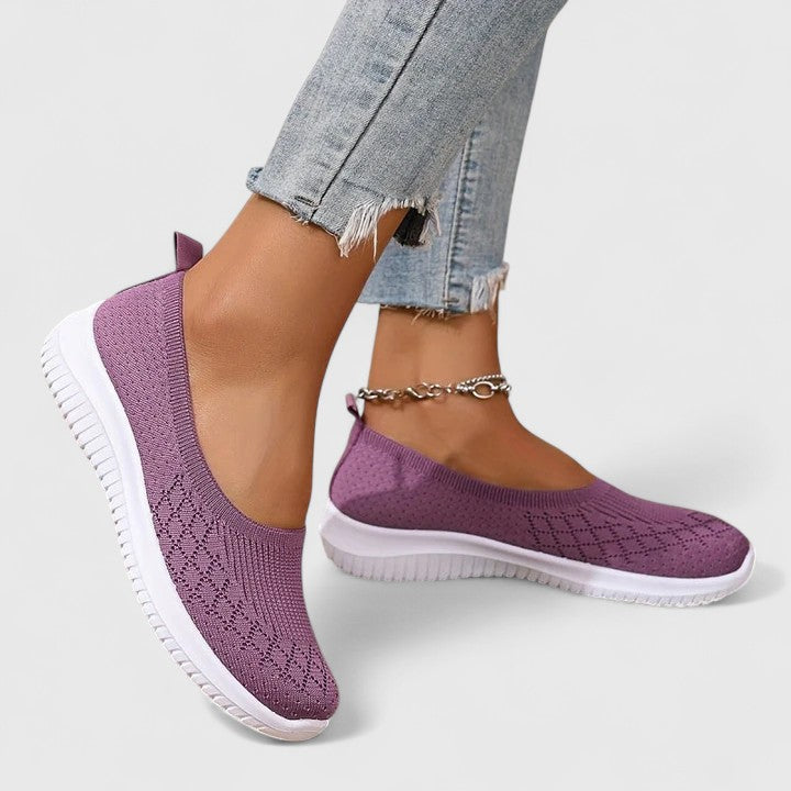 Women's Orthopaedic Slip-Ons with Stretch Upper for Daily