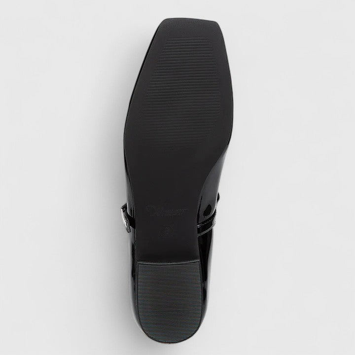 Women's Orthopaedic Square Toe Ballet Flats with Strap