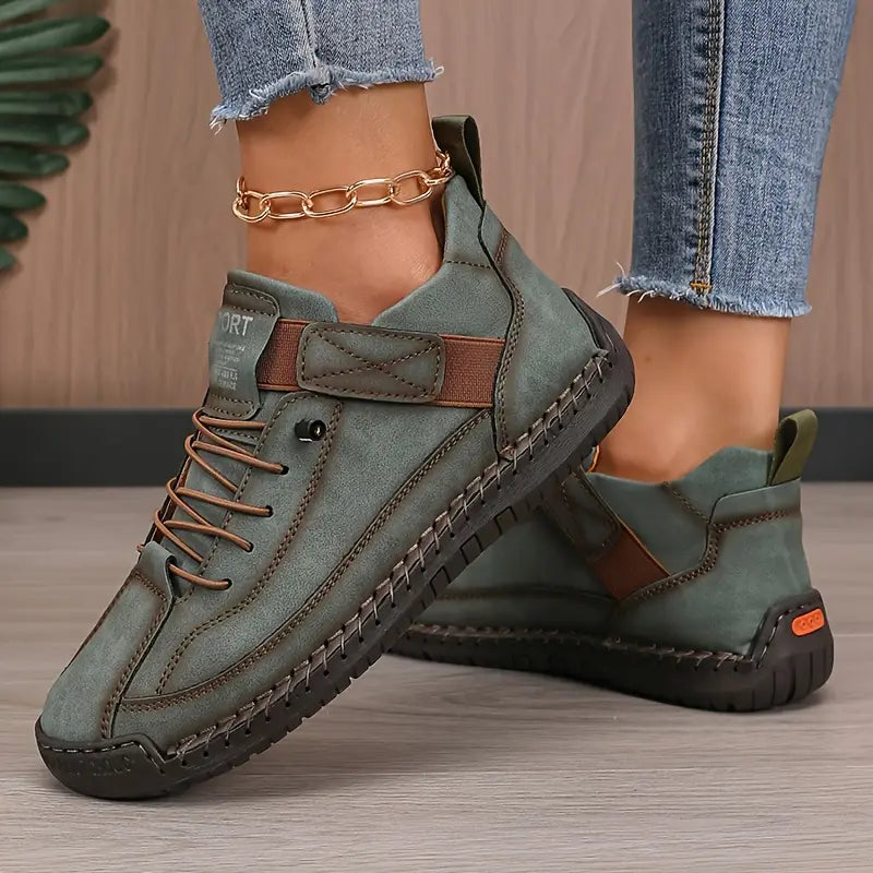 Women's Orthopaedic Trainers with Elastic Panels for Daily Wear