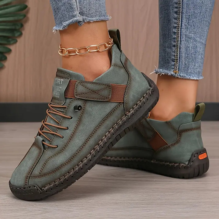 Women's Orthopaedic Trainers with Elastic Panels for Daily Wear