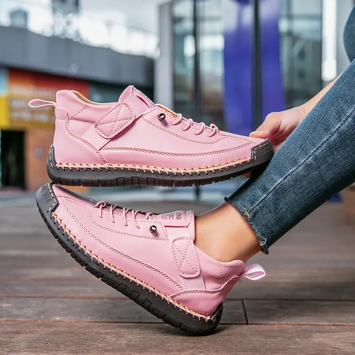 Women's Orthopaedic Trainers with Elastic Panels for Daily Wear