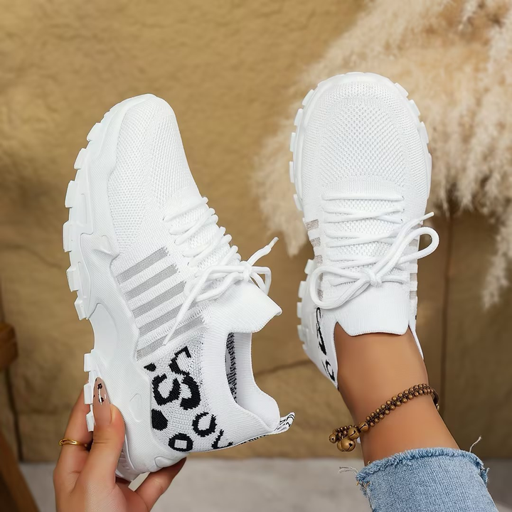 Women's Orthopaedic Trainers with Wide Toe Box for Walks