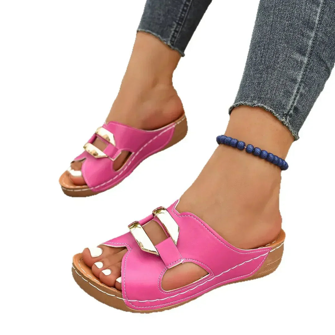 Women's Orthopaedic Wedge Sandals with Stability for Summer