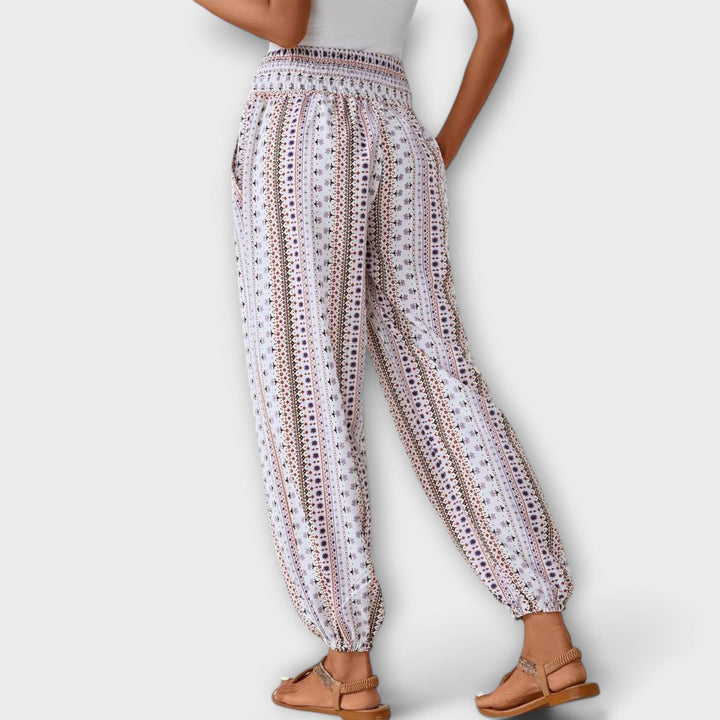 Women's Pants with Ethnic Graphic for Everyday Wear