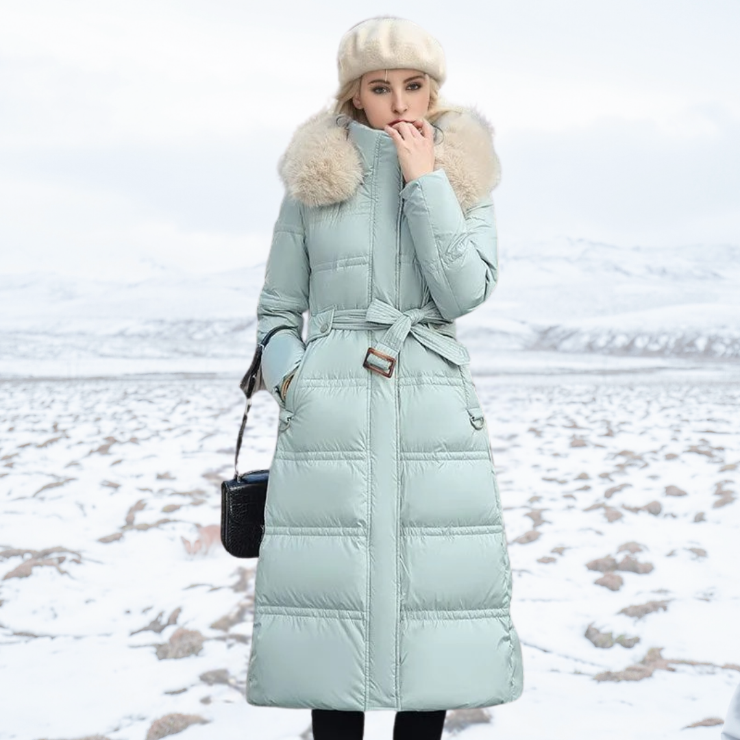Women's Parka with Fur Hood for Winter City Walks Everyday