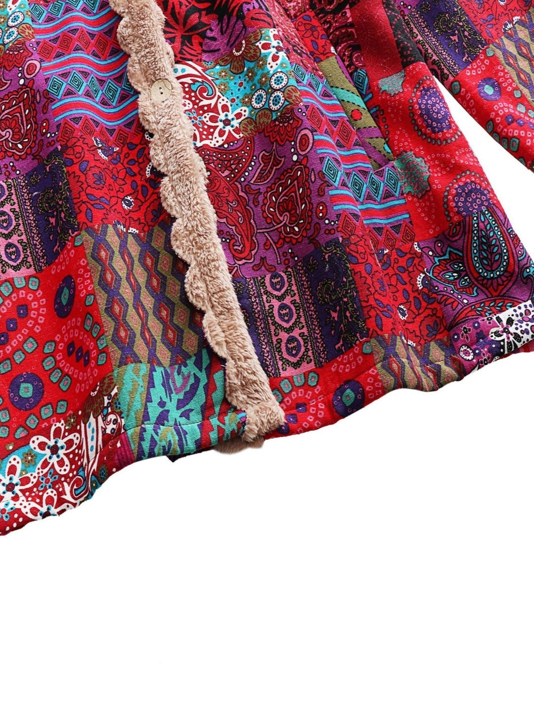 Women's Patchwork Jacket with Soft Lining for Winter