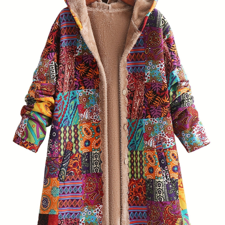 Women's Patchwork Jacket with Soft Lining for Winter