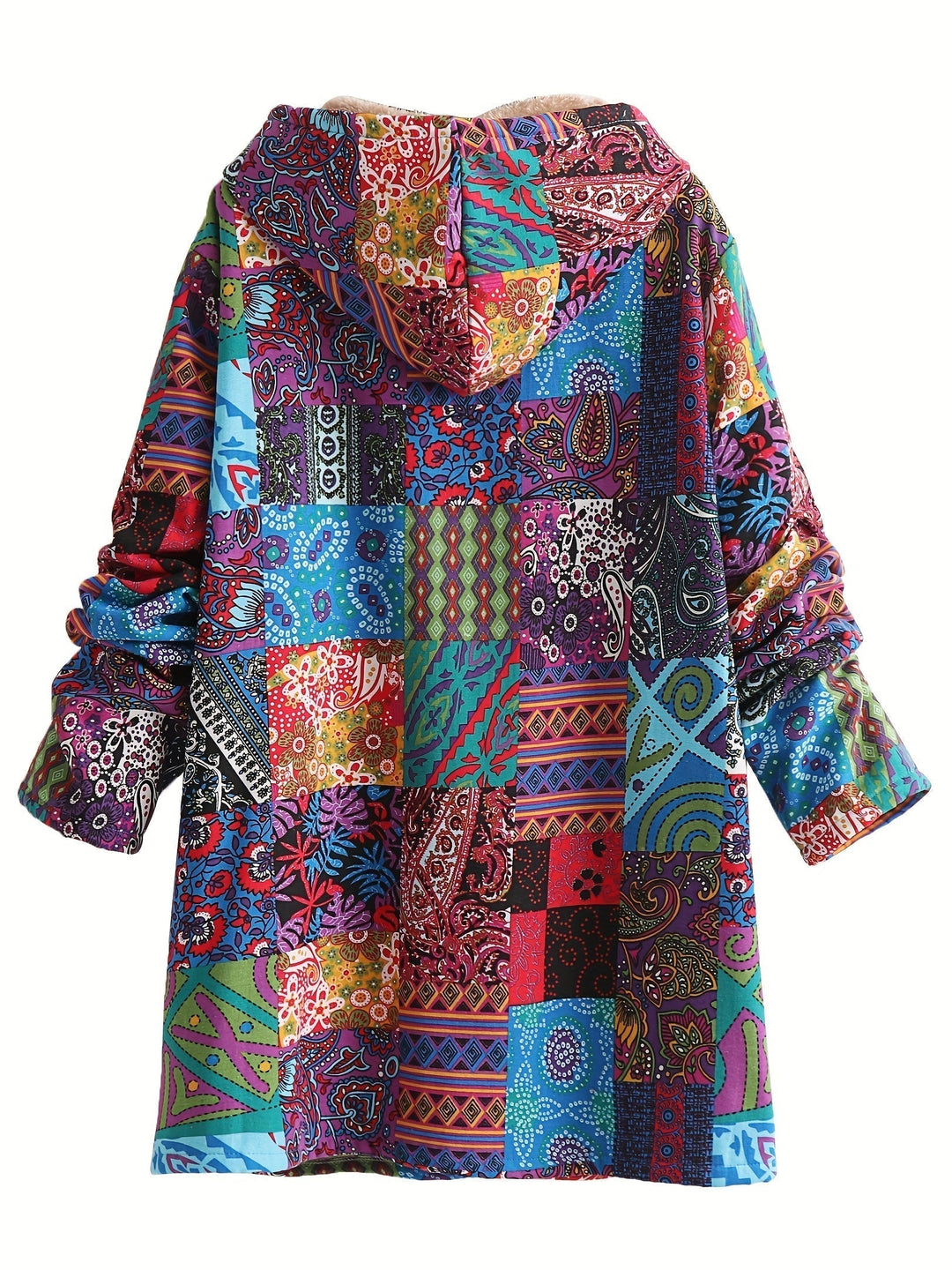 Women's Patchwork Jacket with Soft Lining for Winter