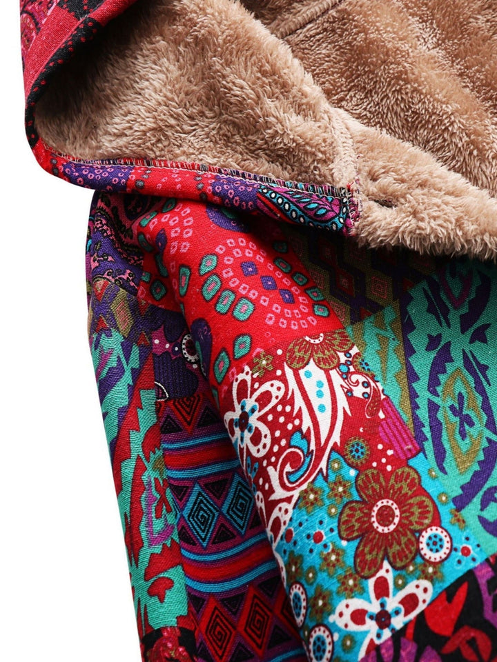 Women's Patchwork Jacket with Soft Lining for Winter