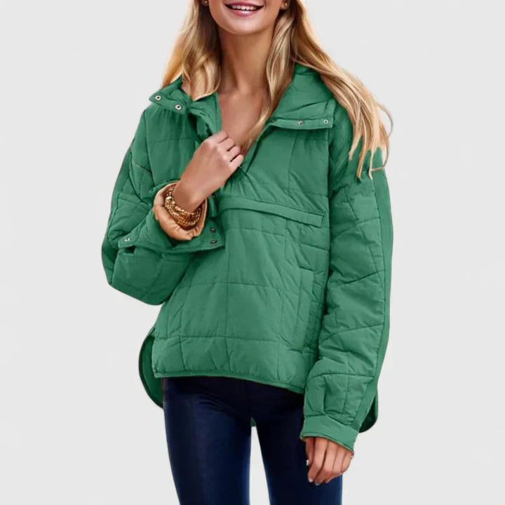 Women's Puffer Jacket with Hood for Everyday Comfort