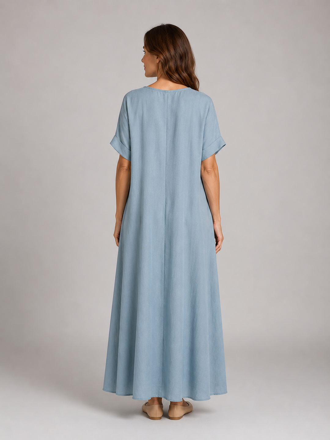 Women’s Relaxed Maxi Dress with Pockets