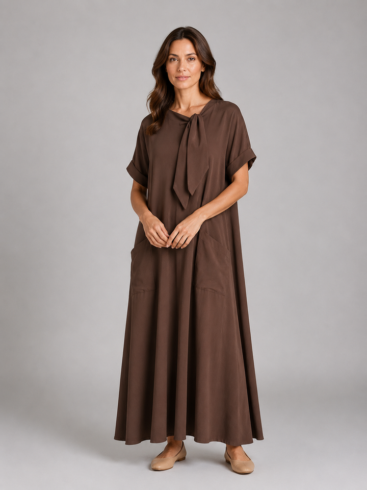 Women’s Relaxed Maxi Dress with Pockets