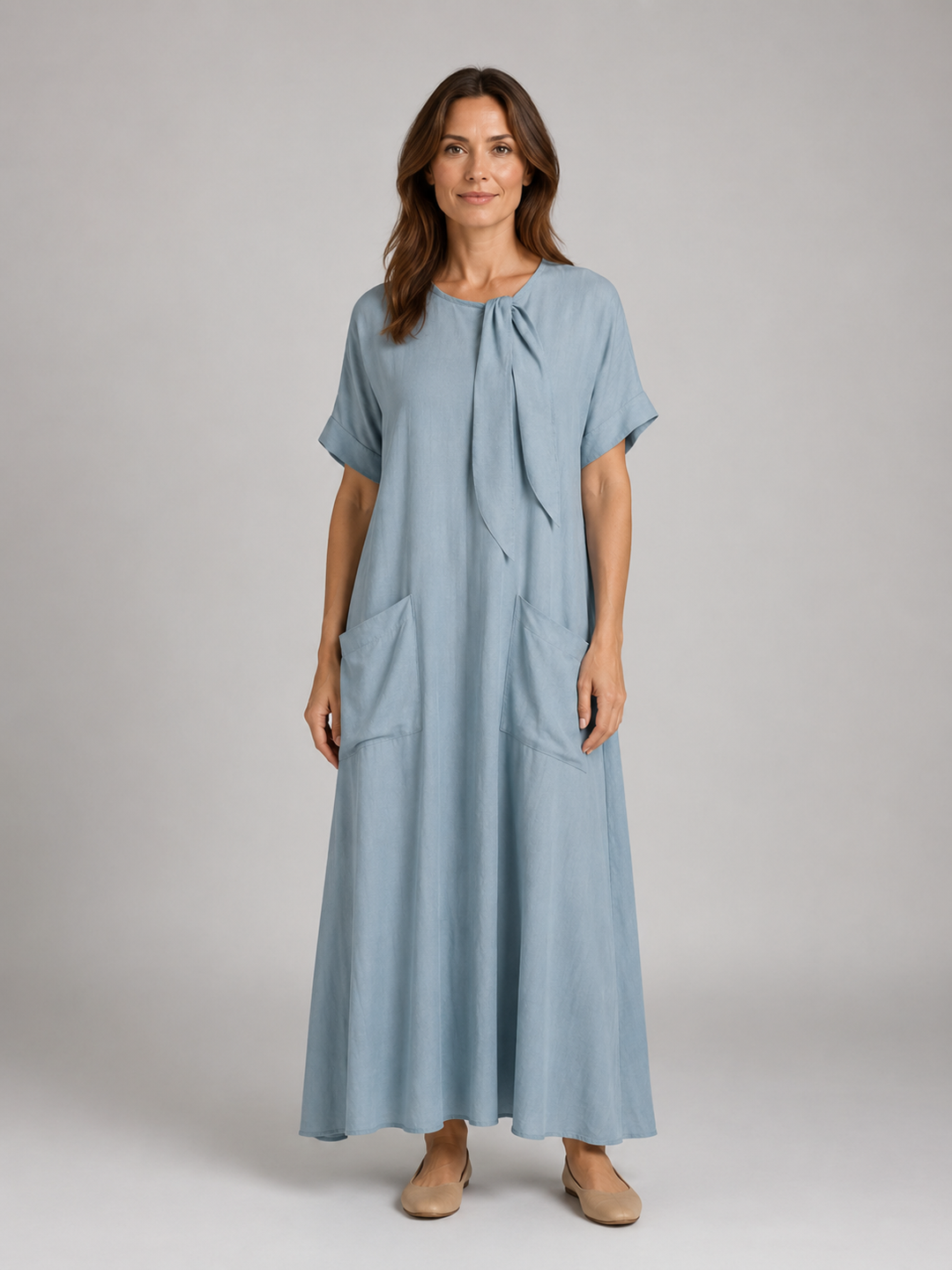 Women’s Relaxed Maxi Dress with Pockets