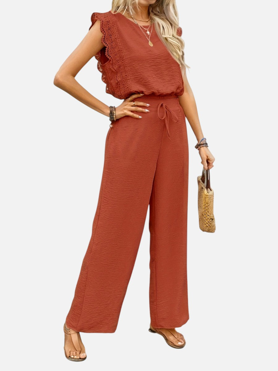Women’s Relaxed Two-Piece Outfit with Trousers