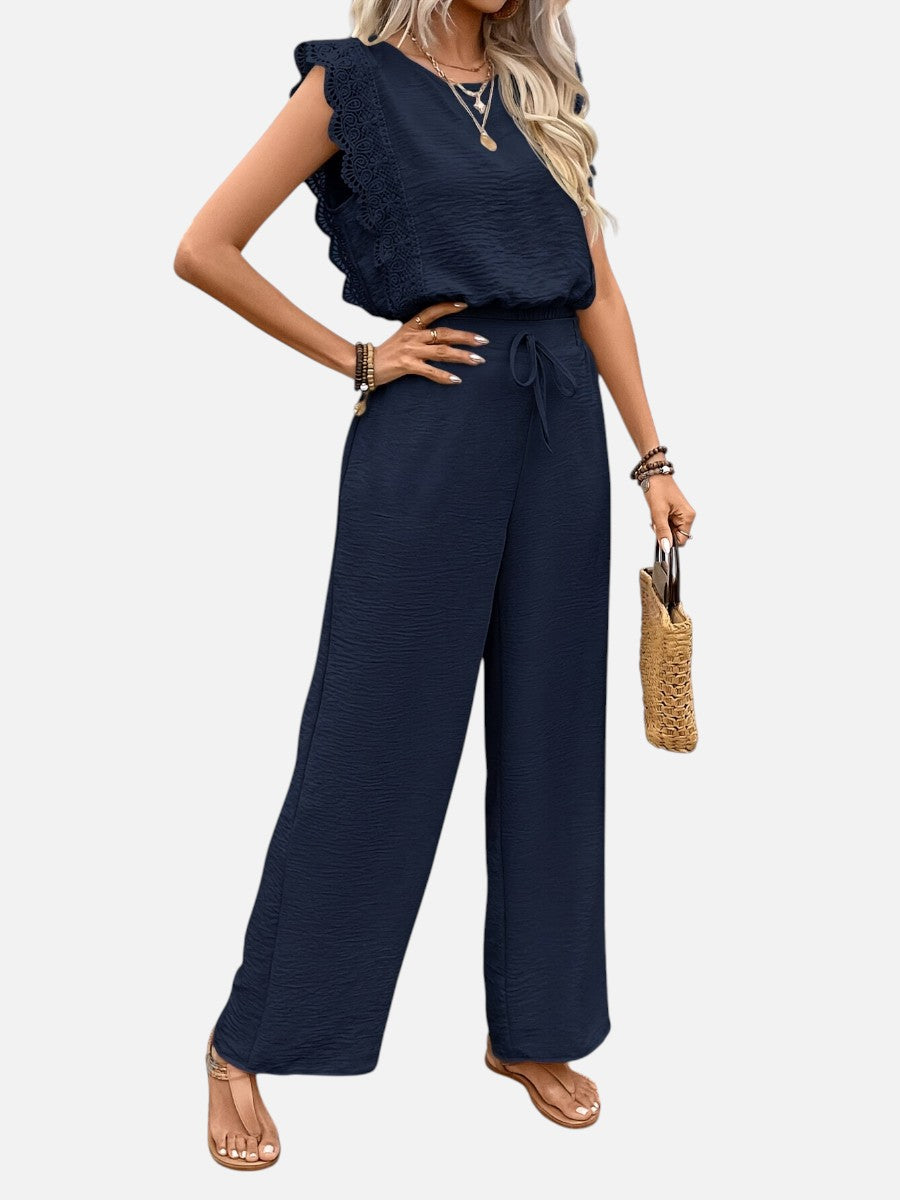Women’s Relaxed Two-Piece Outfit with Trousers