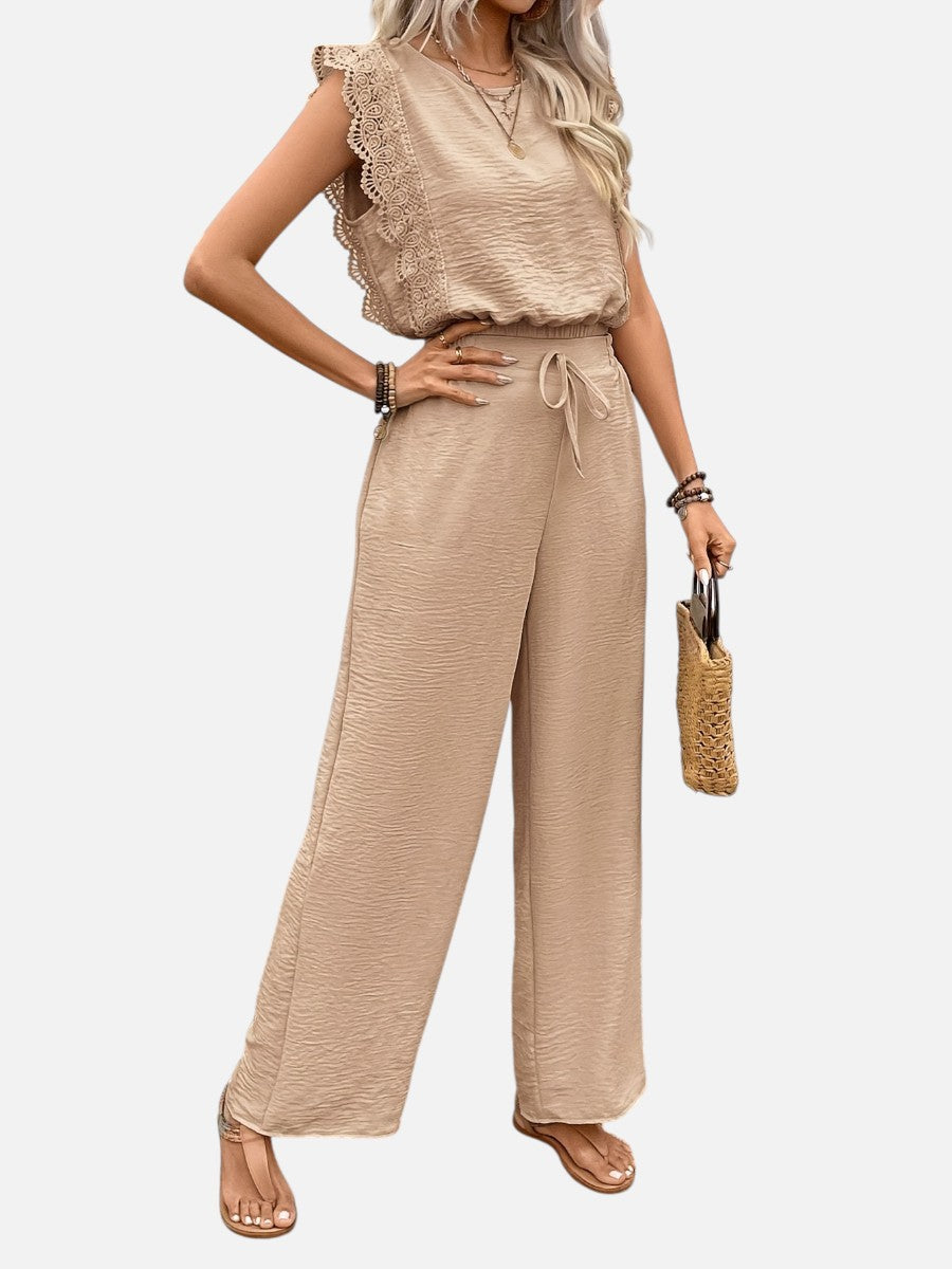 Women’s Relaxed Two-Piece Outfit with Trousers