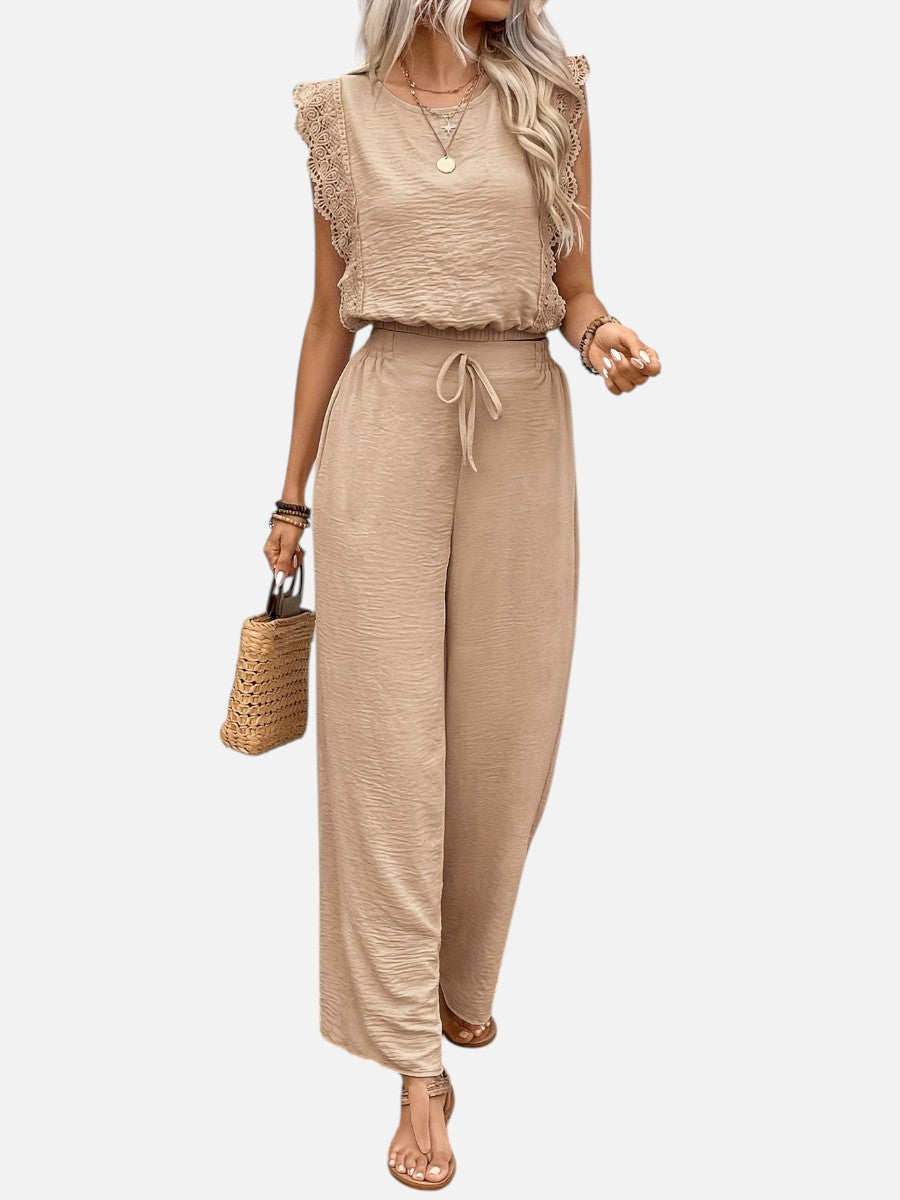 Women’s Relaxed Two-Piece Outfit with Trousers