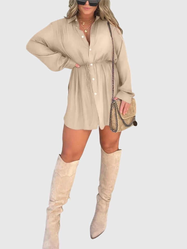Women's Romper Dress with Built-In Shorts for Brunch