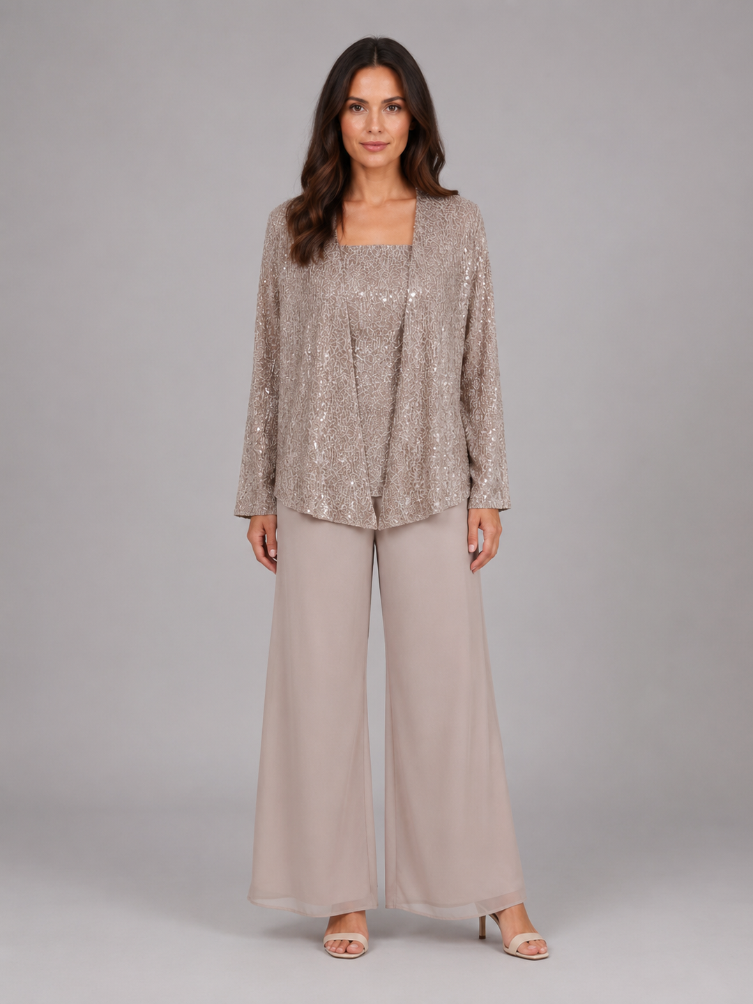 Women’s Sequin Three-Piece Co-ord with Jacket