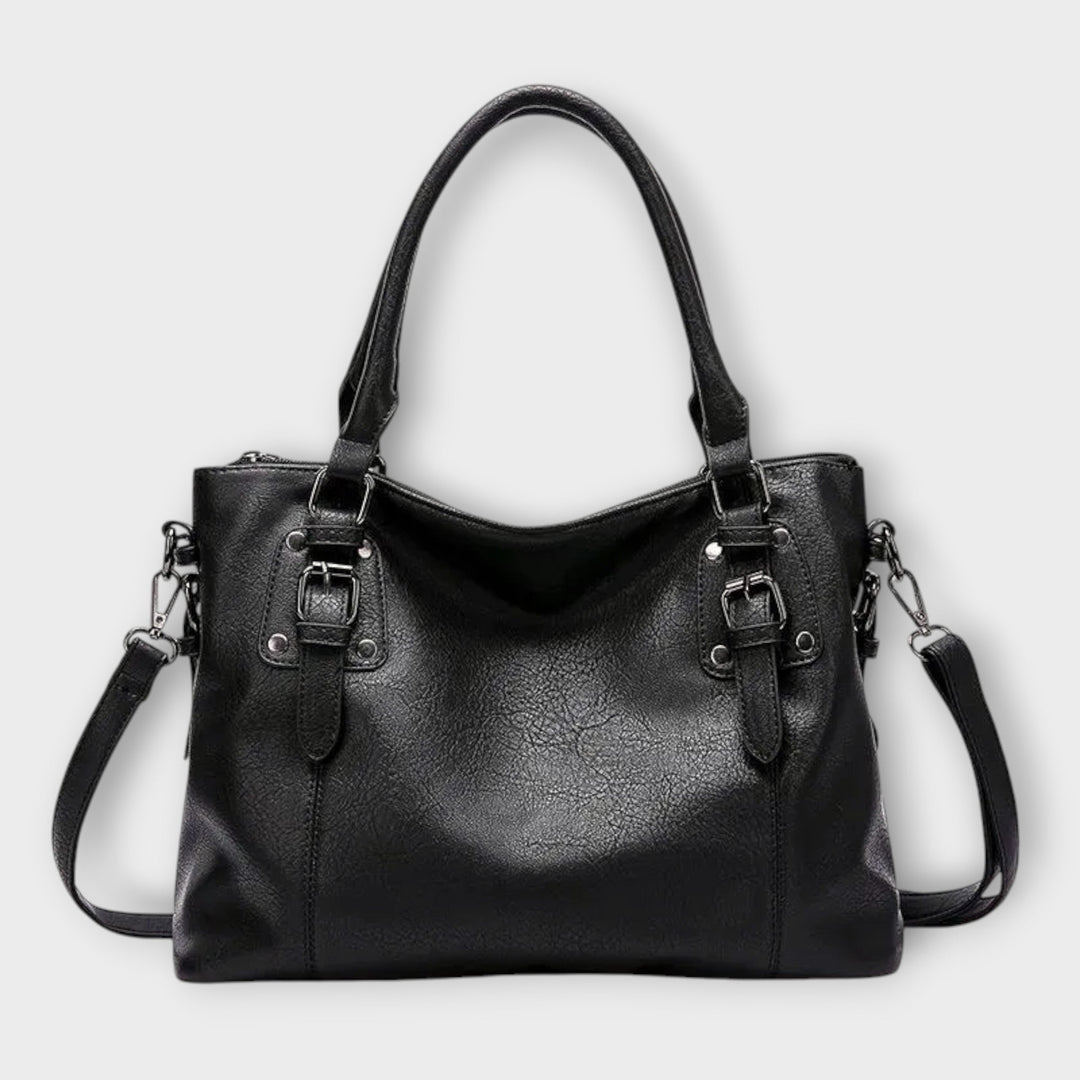 Women's Shoulder Bag with Magnetic Closure for Evening